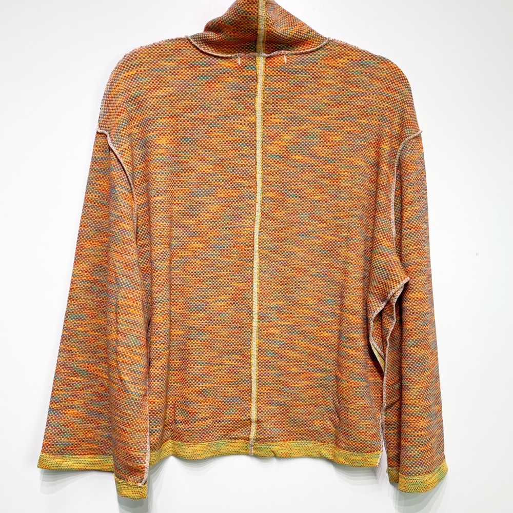 NWT Free People Sunny Days Turtle Neck in Orange - Picture 10 of 10